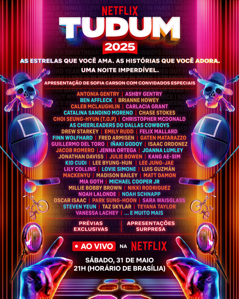 Netflix anuncia participação especial de Lady Gaga no TUDUM 2025 - Foto: Divulgação/ NETFLIX